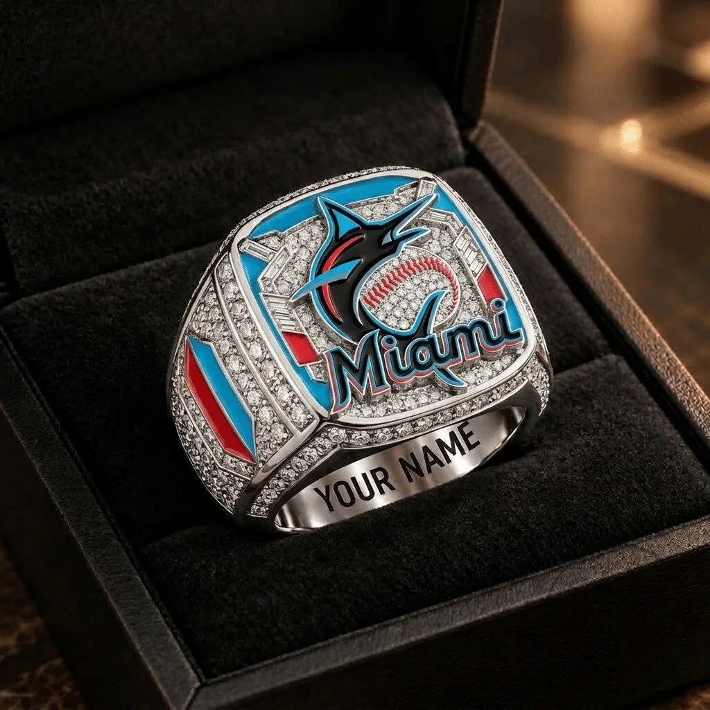 Miami Marlins Major League Baseball Championship Ring