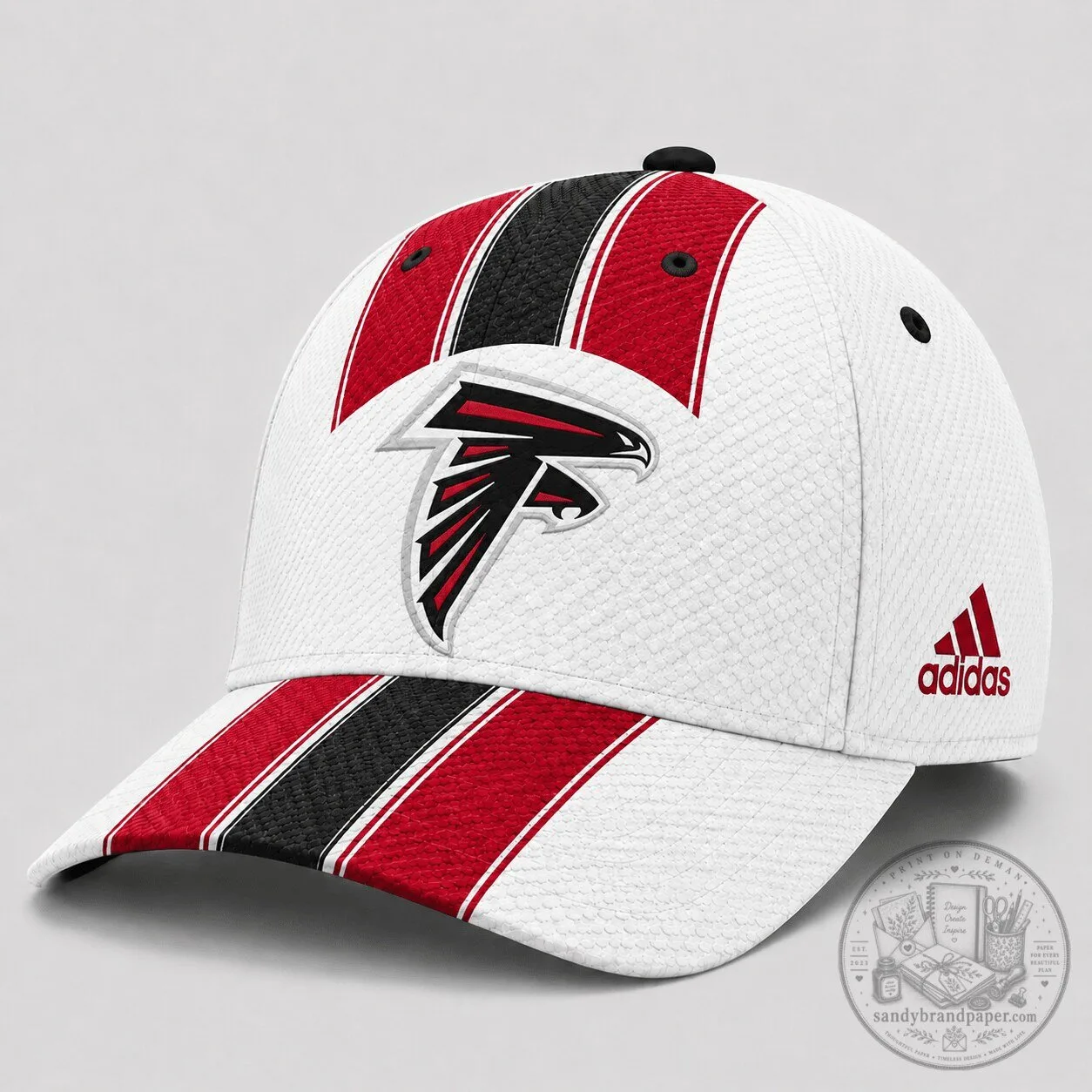 Atlanta Falcons National Football League Triple Stripe Premium Classic Cap Hat