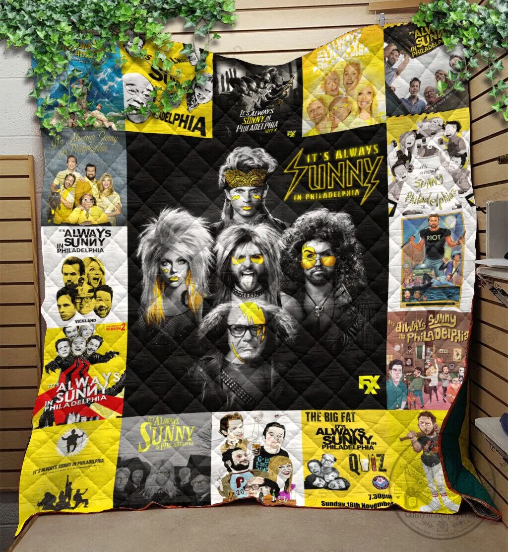 It's Always Sunny In Philadelphia TV Show Quilt Blanket