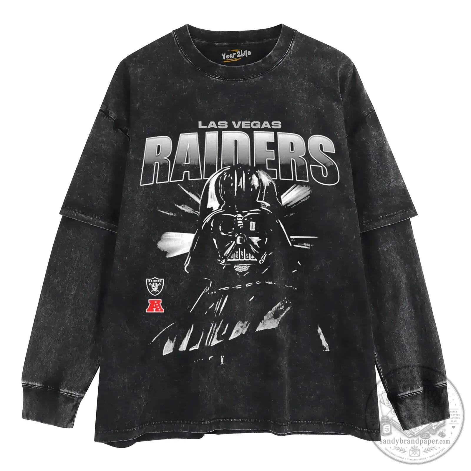 Las Vegas Raiders Darth Vader Star Wars Black T-Shirt 12 Las Vegas Raiders Darth Vader Star Wars Black T-Shirt