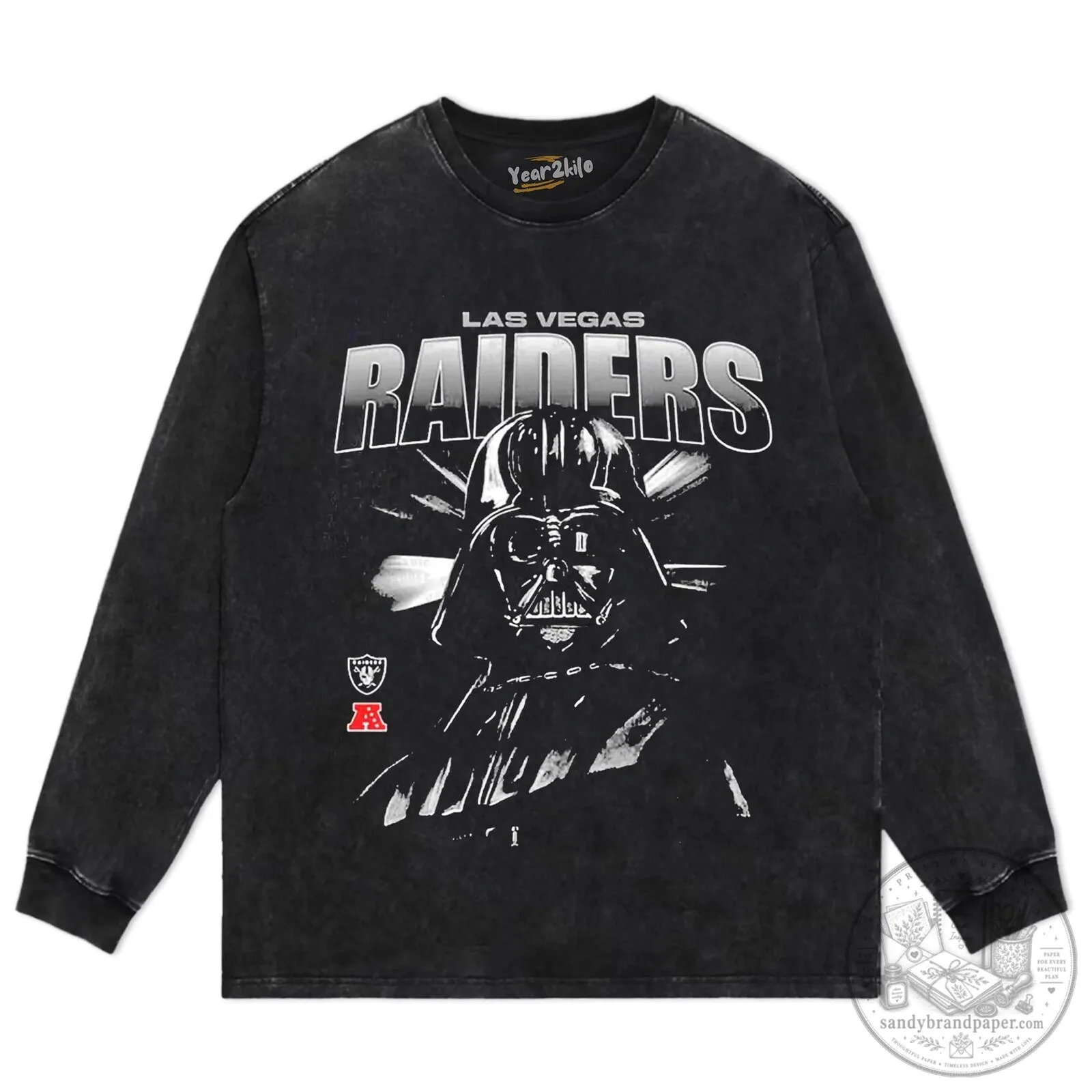 Las Vegas Raiders Darth Vader Star Wars Black T-Shirt 14 Las Vegas Raiders Darth Vader Star Wars Black T-Shirt