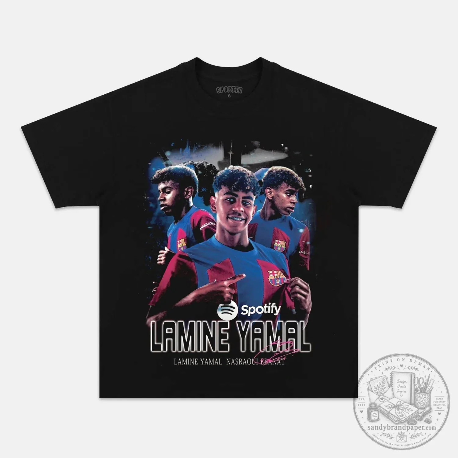Lamine Yamal Football Club Barcelona Graphic T-Shirt 6 Lamine Yamal Football Club Barcelona Graphic T-Shirt