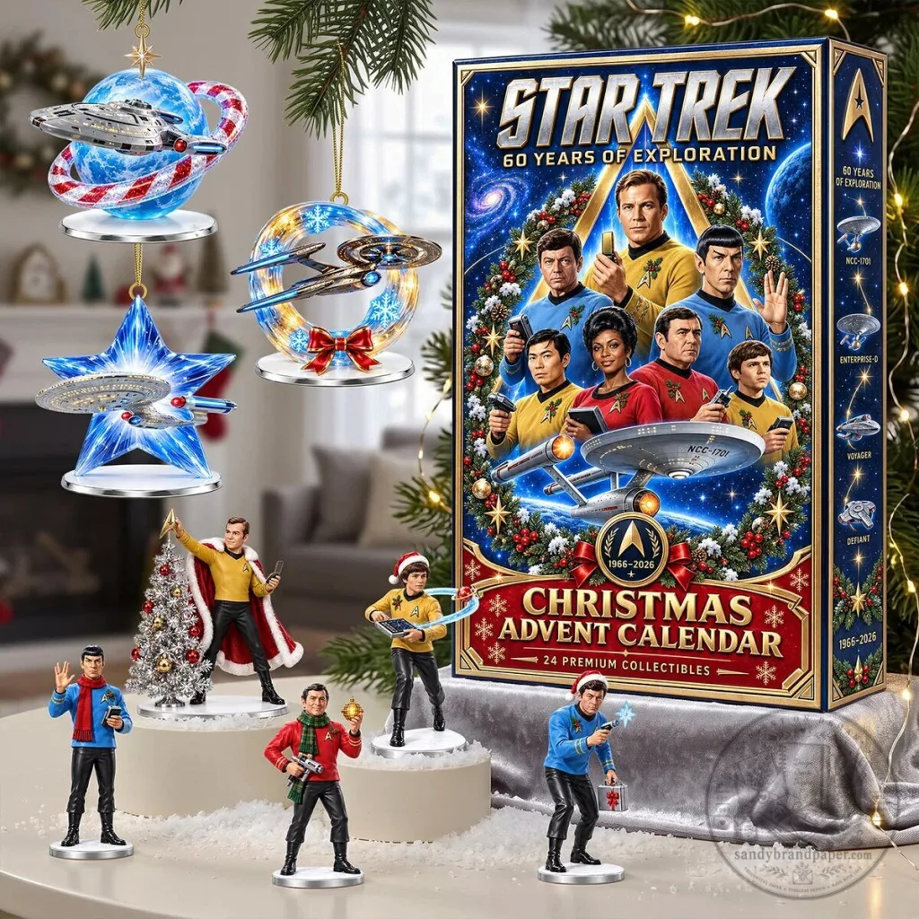 Star Trek 60 Years of Exploration Christmas Advent Calendar Blind Box Star Trek 60 Years of Exploration Christmas Advent Calendar Blind Box