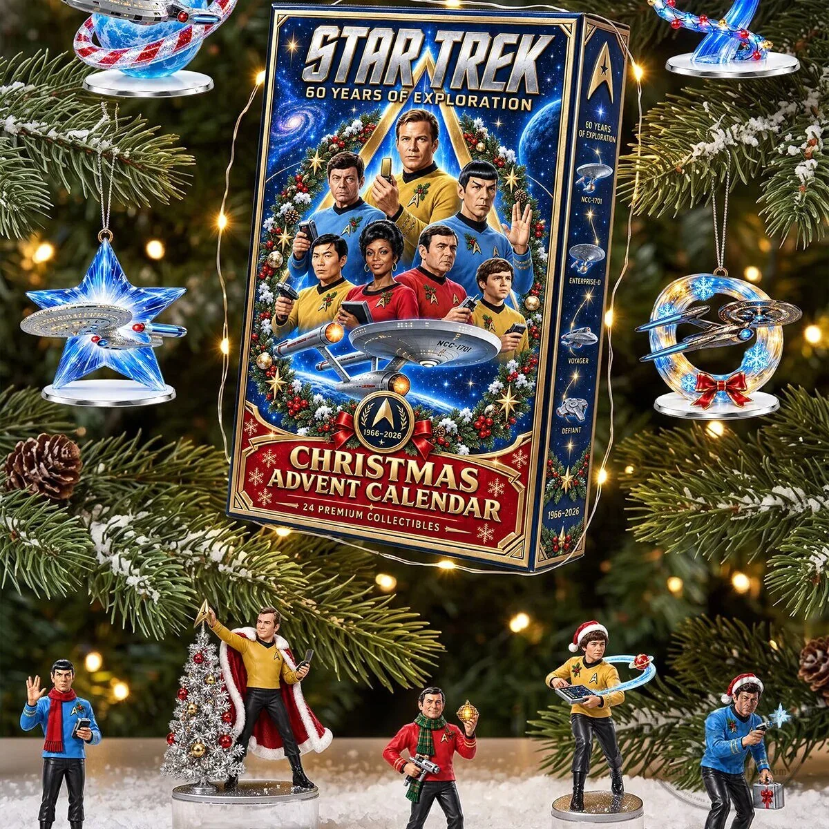 Star Trek 60 Years of Exploration Christmas Advent Calendar Blind Box 5 Star Trek 60 Years of Exploration Christmas Advent Calendar Blind Box