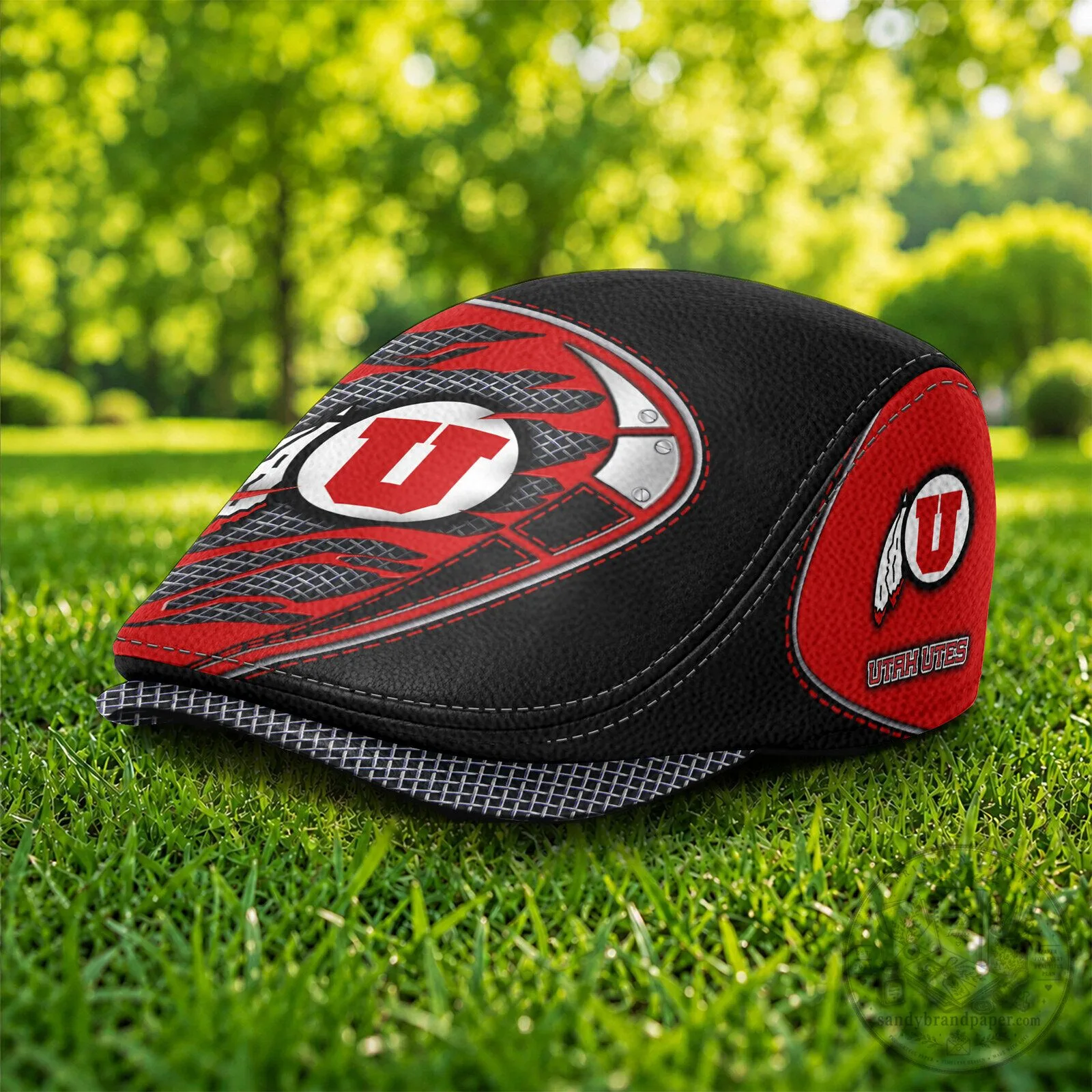 Utah Utes NCAA Flat Cap Golf Hat
