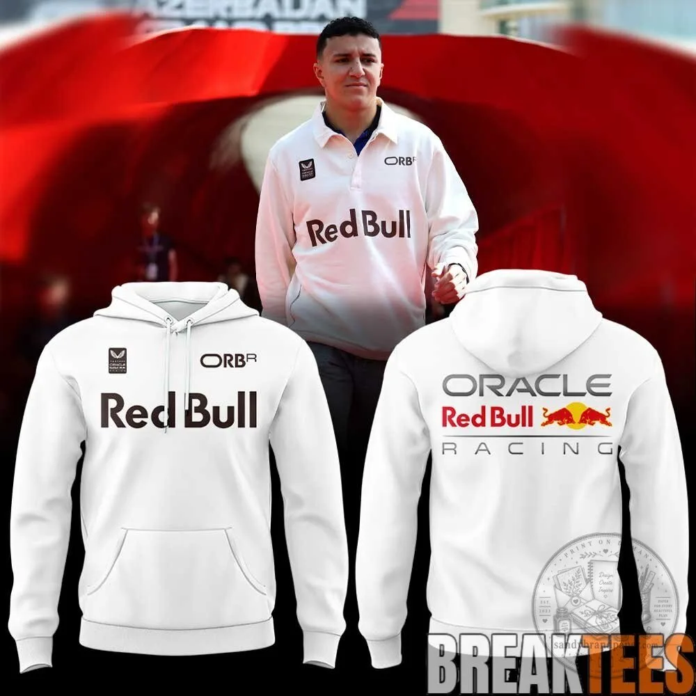 Oracle Red Bull Racing Formula 1 Team White Fan Hoodie