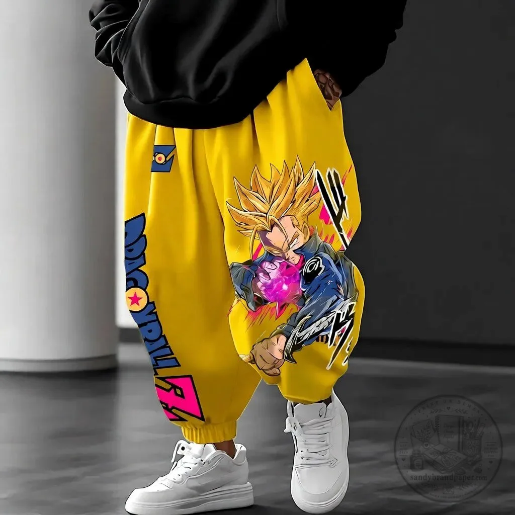 Dragon Ball Z Super Saiyan Trunks Anime Streetwear Pants