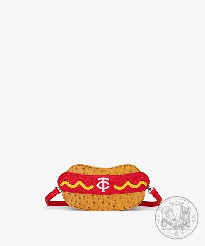 Minnesota Twins Hot Dog Crossbody Bag
