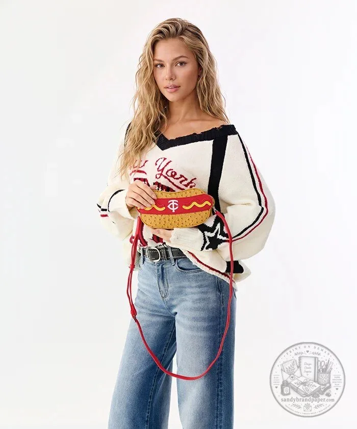 Minnesota Twins Hot Dog Crossbody Bag 13 Minnesota Twins Hot Dog Crossbody Bag