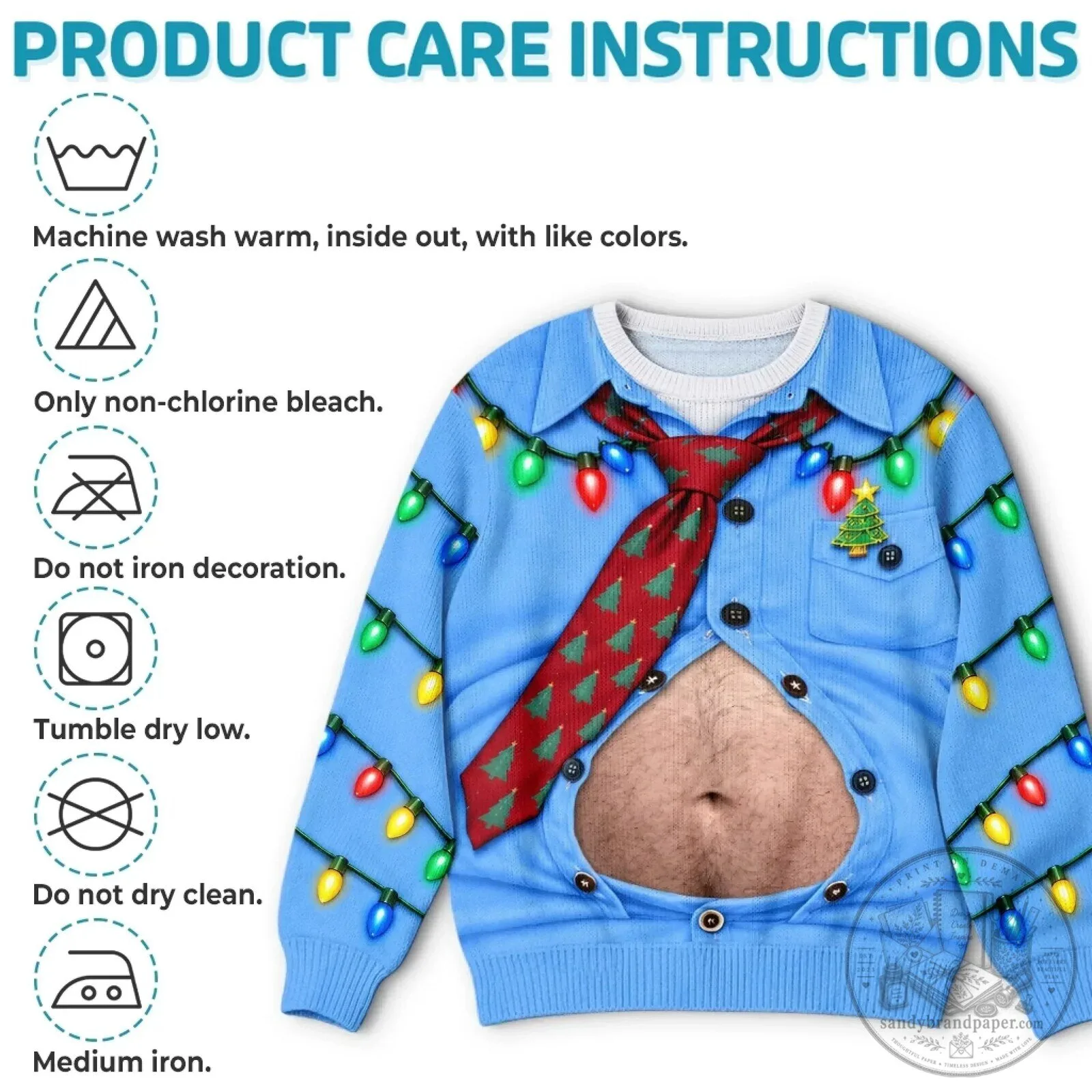 Funny Christmas Lights Open Shirt Belly Ugly Holiday Sweater 13 Funny Christmas Lights Open Shirt Belly Ugly Holiday Sweater