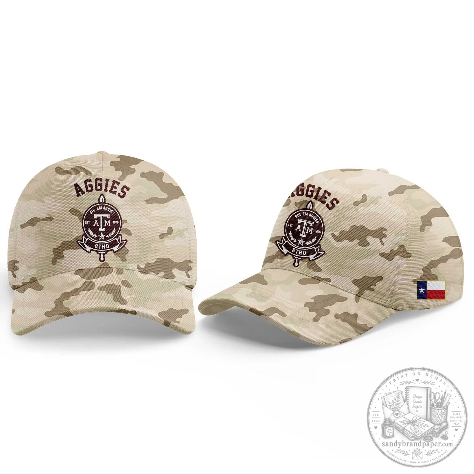 Texas A&M Aggies Football Camouflage Graphic T-Shirt 3 Texas A&M Aggies Football Camouflage Graphic T-Shirt