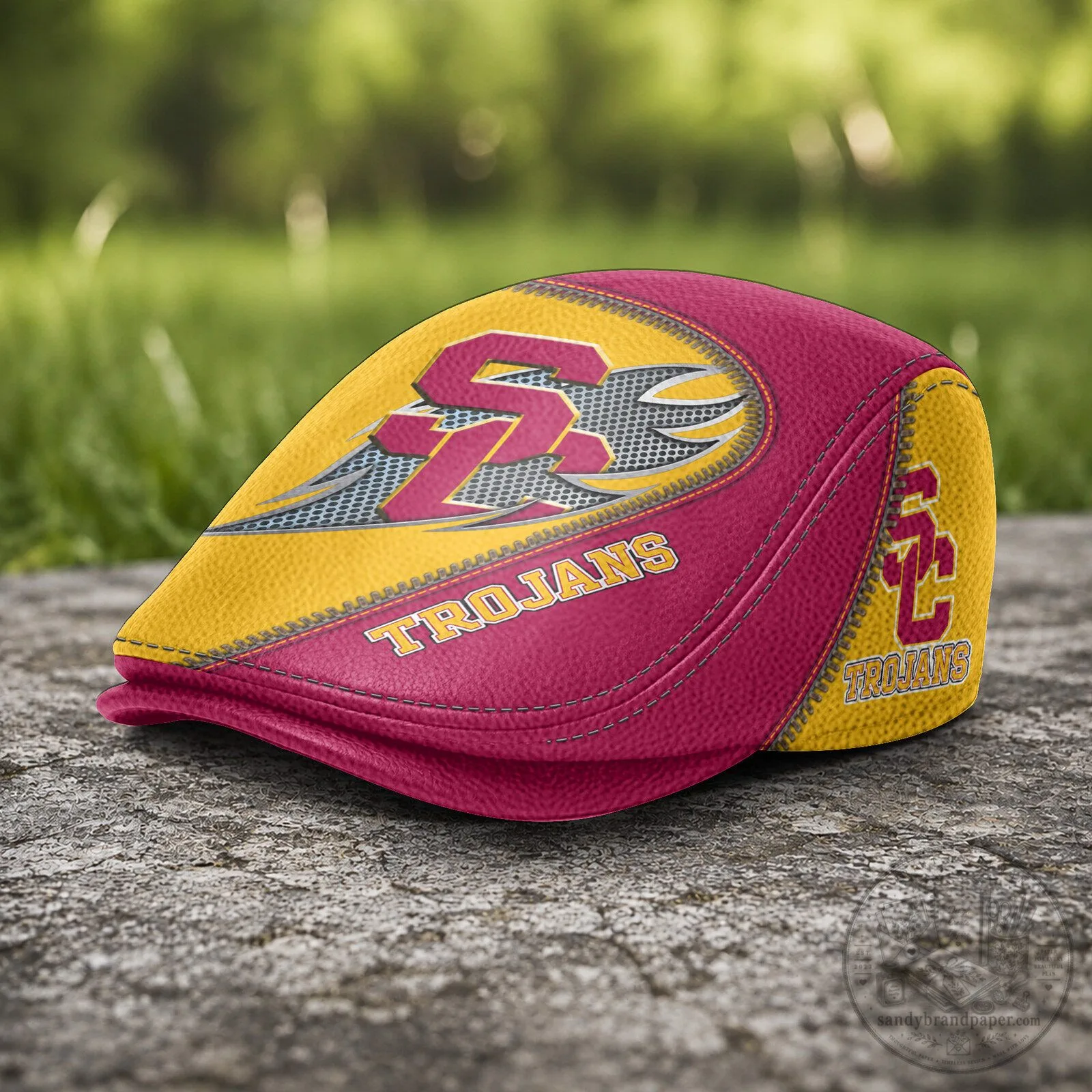 University of Southern California Trojans NCAA Golf Flat Cap 5 University of Southern California Trojans NCAA Golf Flat Cap