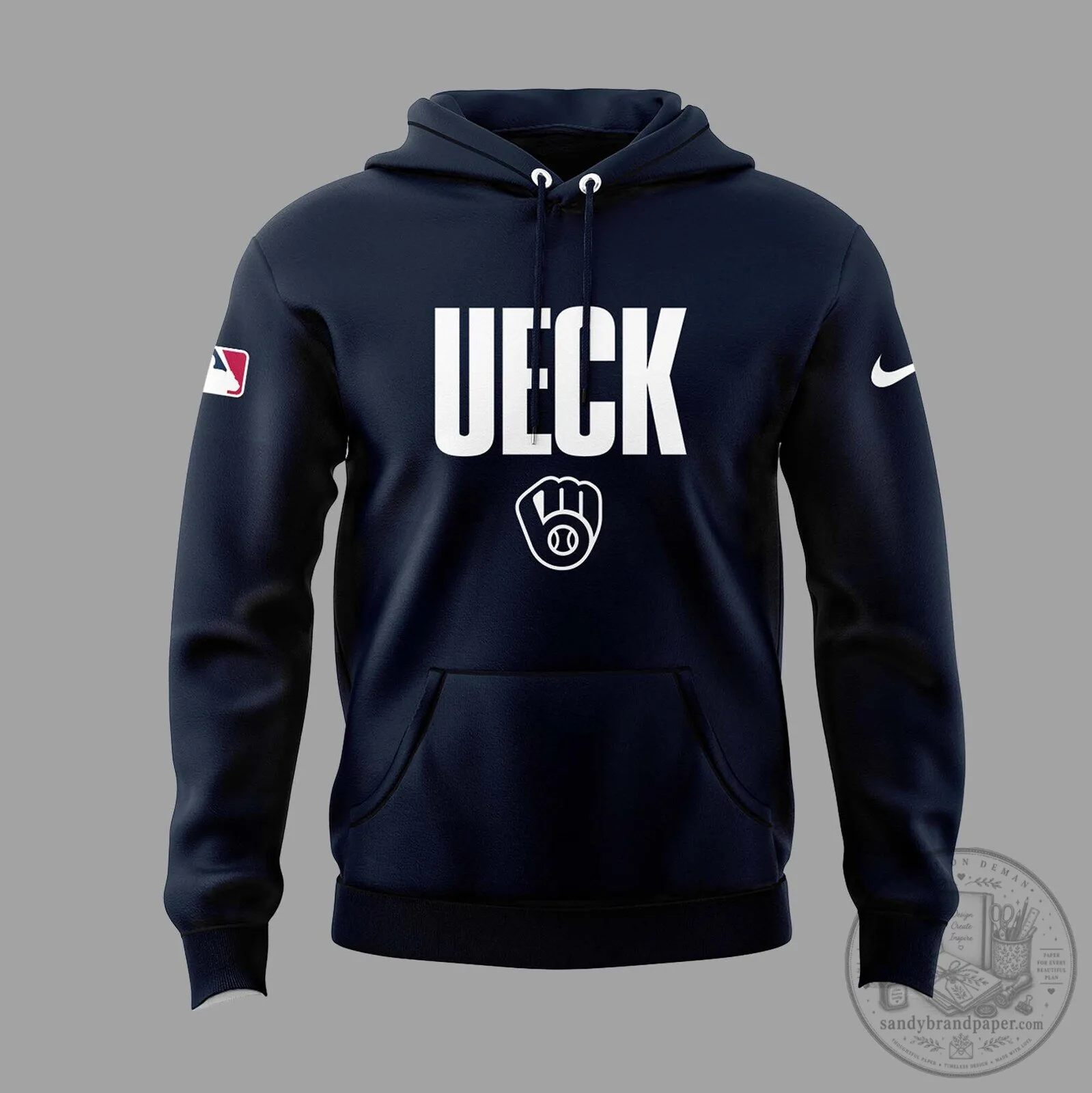 Milwaukee Brewers Baseball Bob Uecker Tribute Hoodie 5 Milwaukee Brewers Baseball Bob Uecker Tribute Hoodie