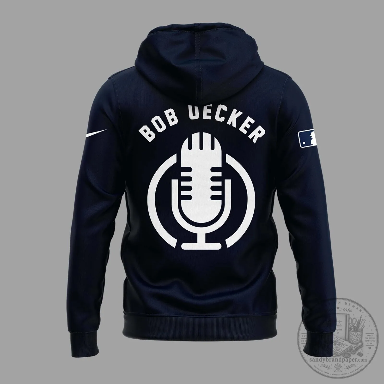 Milwaukee Brewers Baseball Bob Uecker Tribute Hoodie 6 Milwaukee Brewers Baseball Bob Uecker Tribute Hoodie