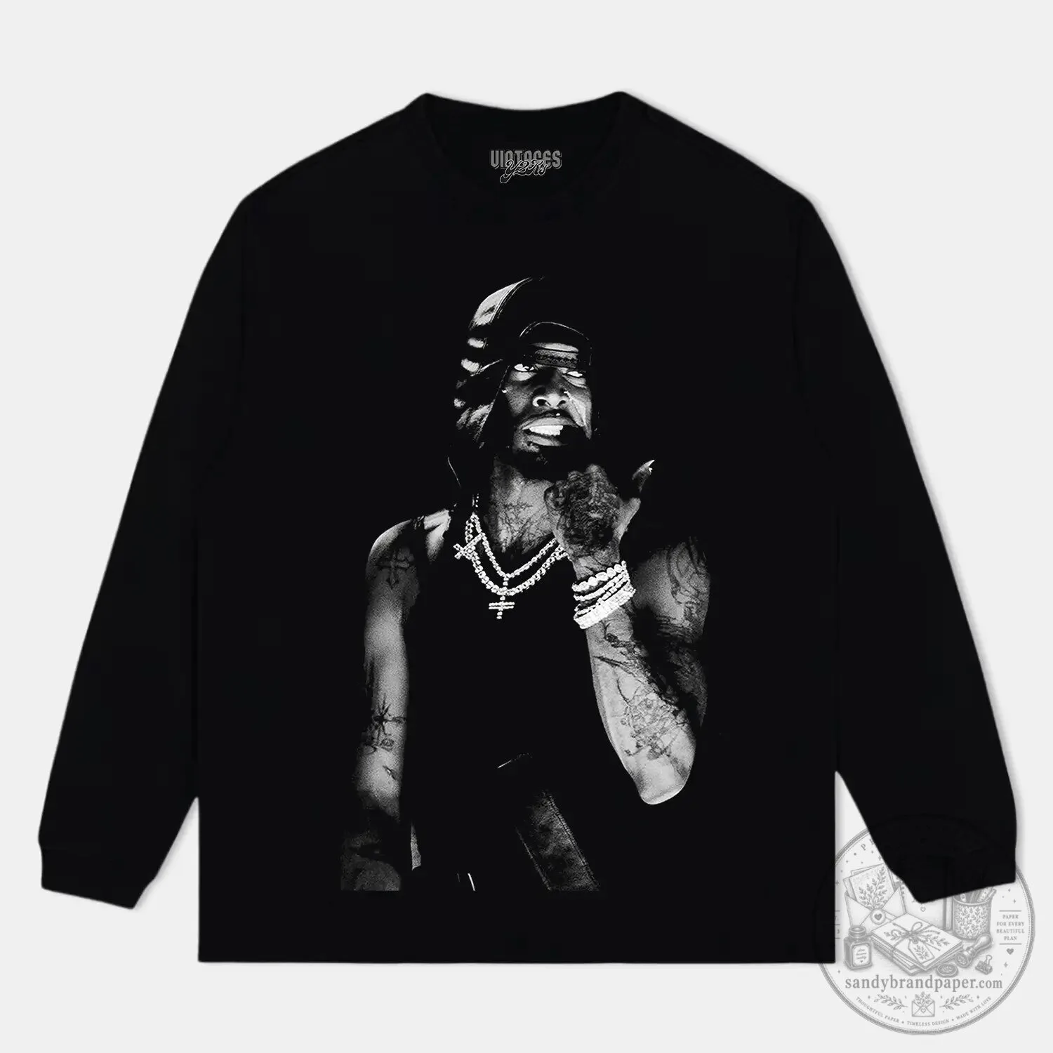 Playboi Carti Rapper Music Tour Black Long-Sleeve Shirt 8 Playboi Carti Rapper Music Tour Black Long-Sleeve Shirt