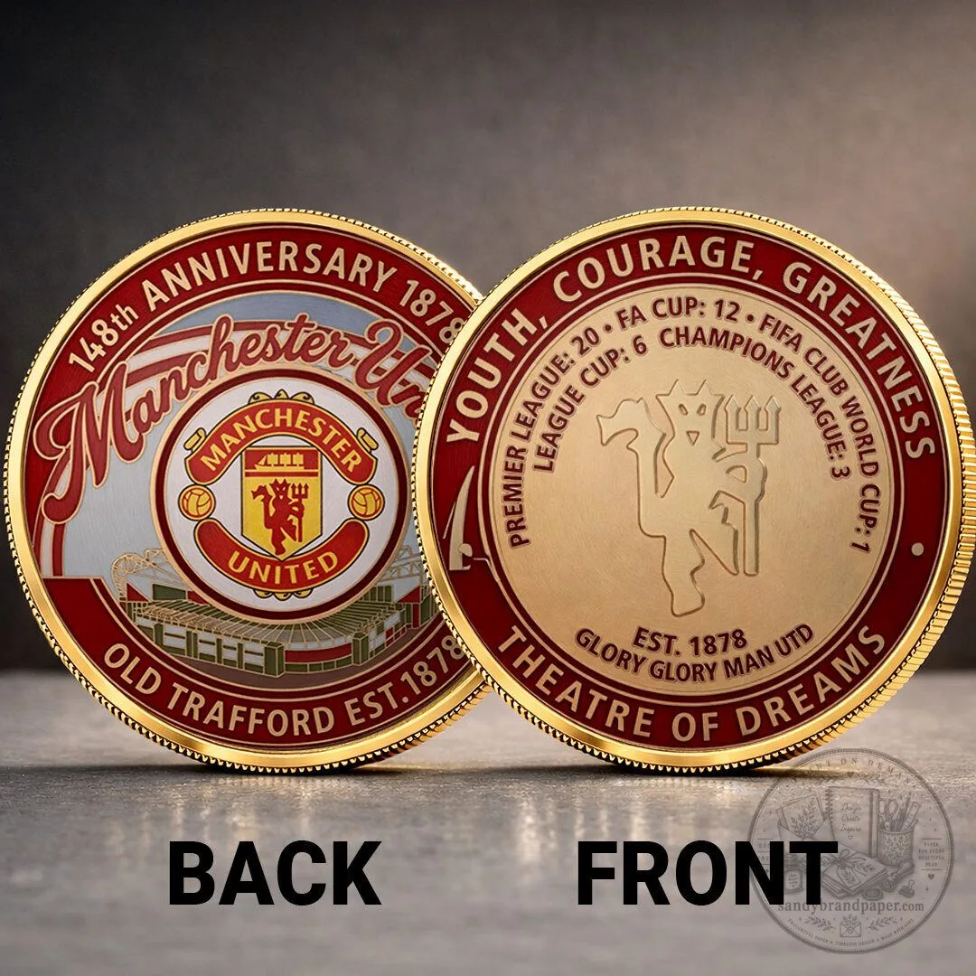Manchester United 148th Anniversary Old Trafford Football Club Commemorative Coin