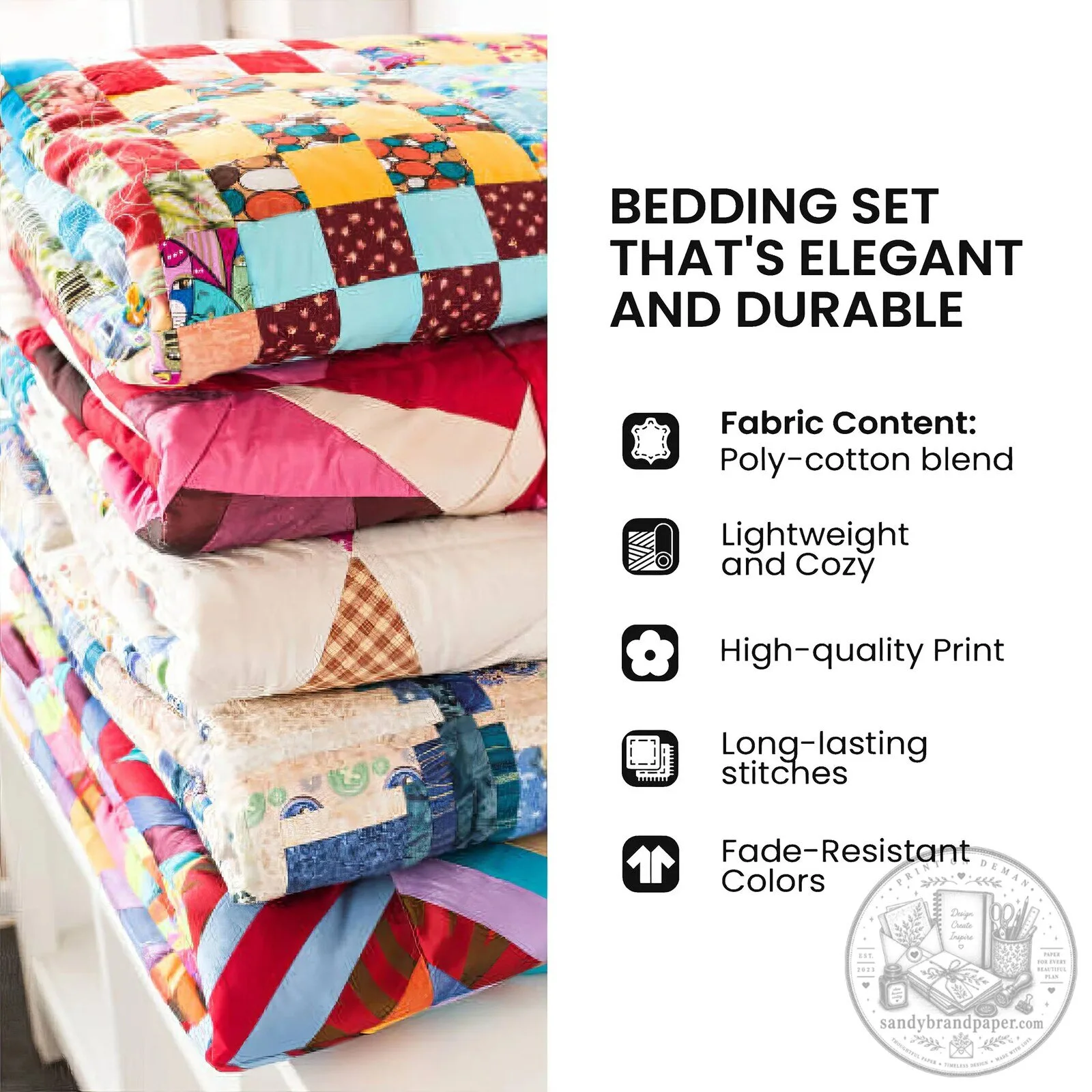 Bookish Cats Reading Books Quilted Bedding Set with Pillow Shams 7 Bookish Cats Reading Books Quilted Bedding Set with Pillow Shams