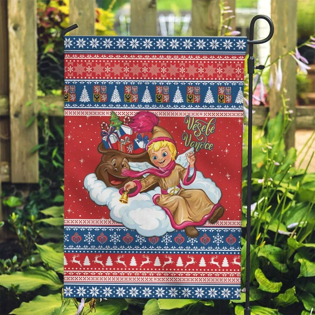 Czech Republic Jezisek Vesele Vanoce Christmas Holiday Garden Flag 8 Czech Republic Jezisek Vesele Vanoce Christmas Holiday Garden Flag