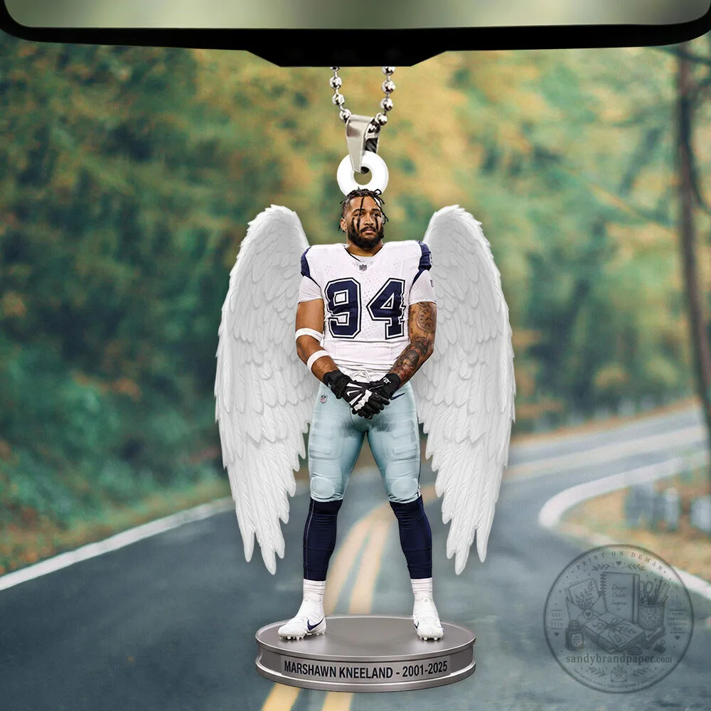 Marshawn Kneeland Dallas Cowboys Memorial Angel Ornament