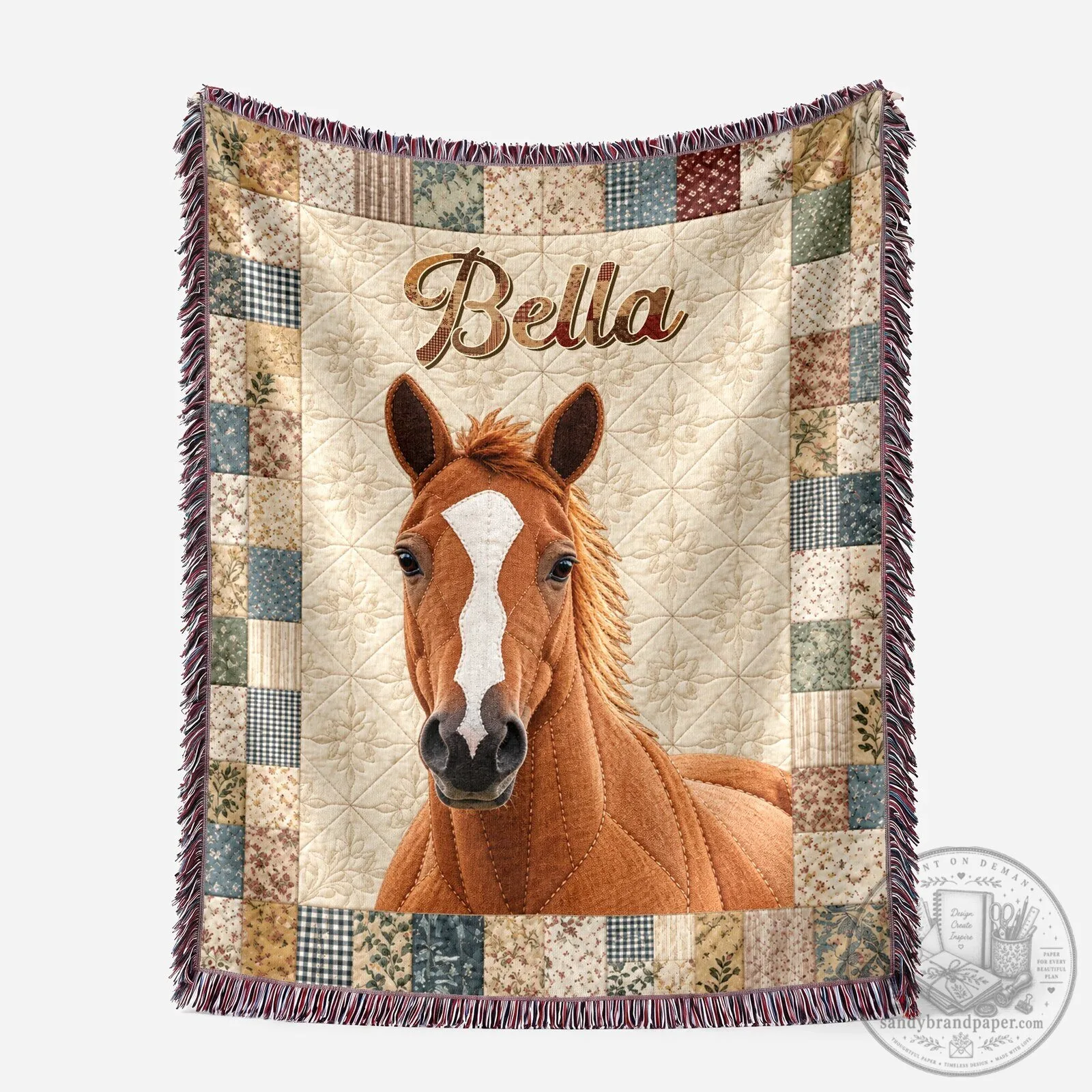 Personalized French Bulldog Pet Photo Quilt Woven Blanket with Name 7 Personalized French Bulldog Pet Photo Quilt Woven Blanket with Name