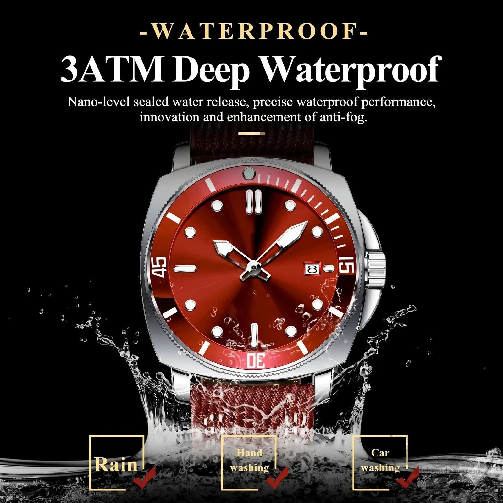 Toyota Custom Name Luxury Fashion Men's Sport Watch 21 Toyota Custom Name Luxury Fashion Men