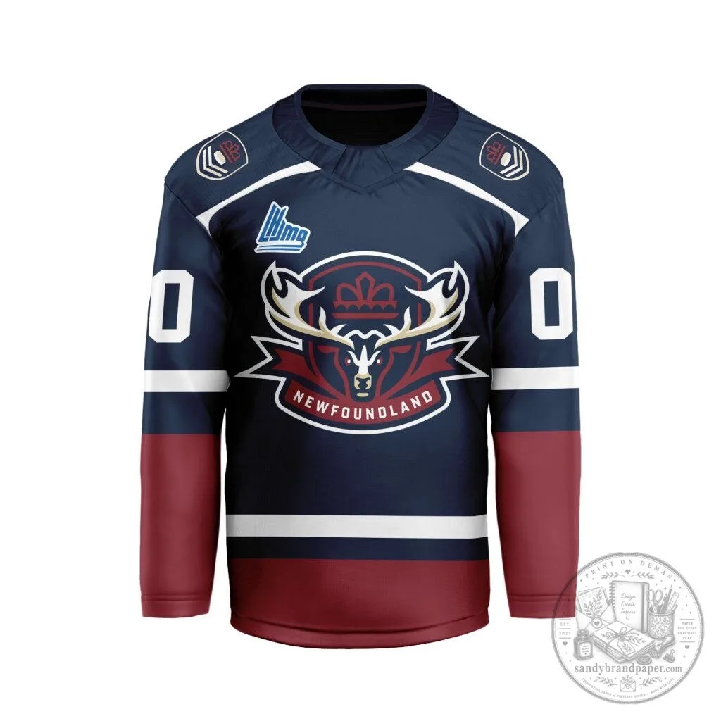 Newfoundland Growlers Hockey Team Personalized Home Jersey