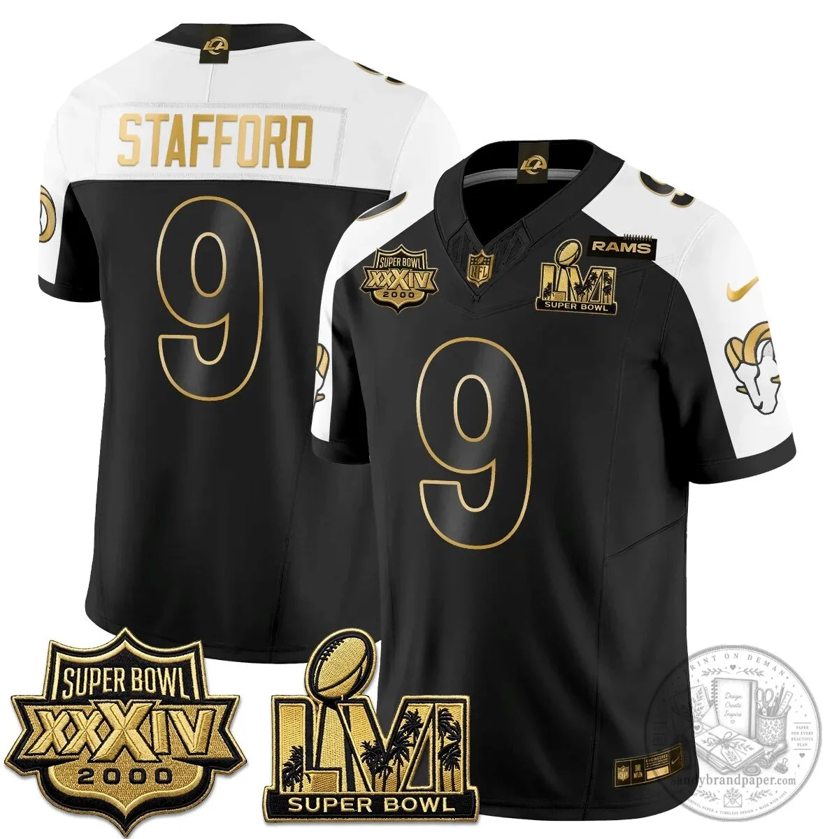Los Angeles Rams Super Bowl LVI Champions White Vapor Football Jersey 85 Los Angeles Rams Super Bowl LVI Champions White Vapor Football Jersey