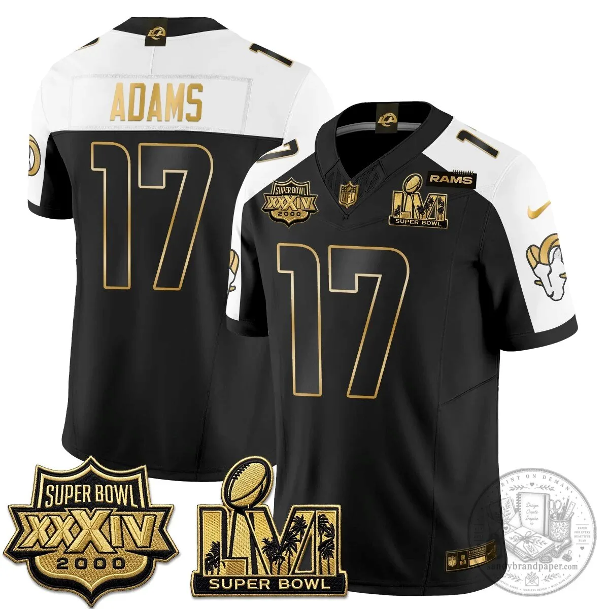 Los Angeles Rams Super Bowl LVI Champions White Vapor Football Jersey 86 Los Angeles Rams Super Bowl LVI Champions White Vapor Football Jersey