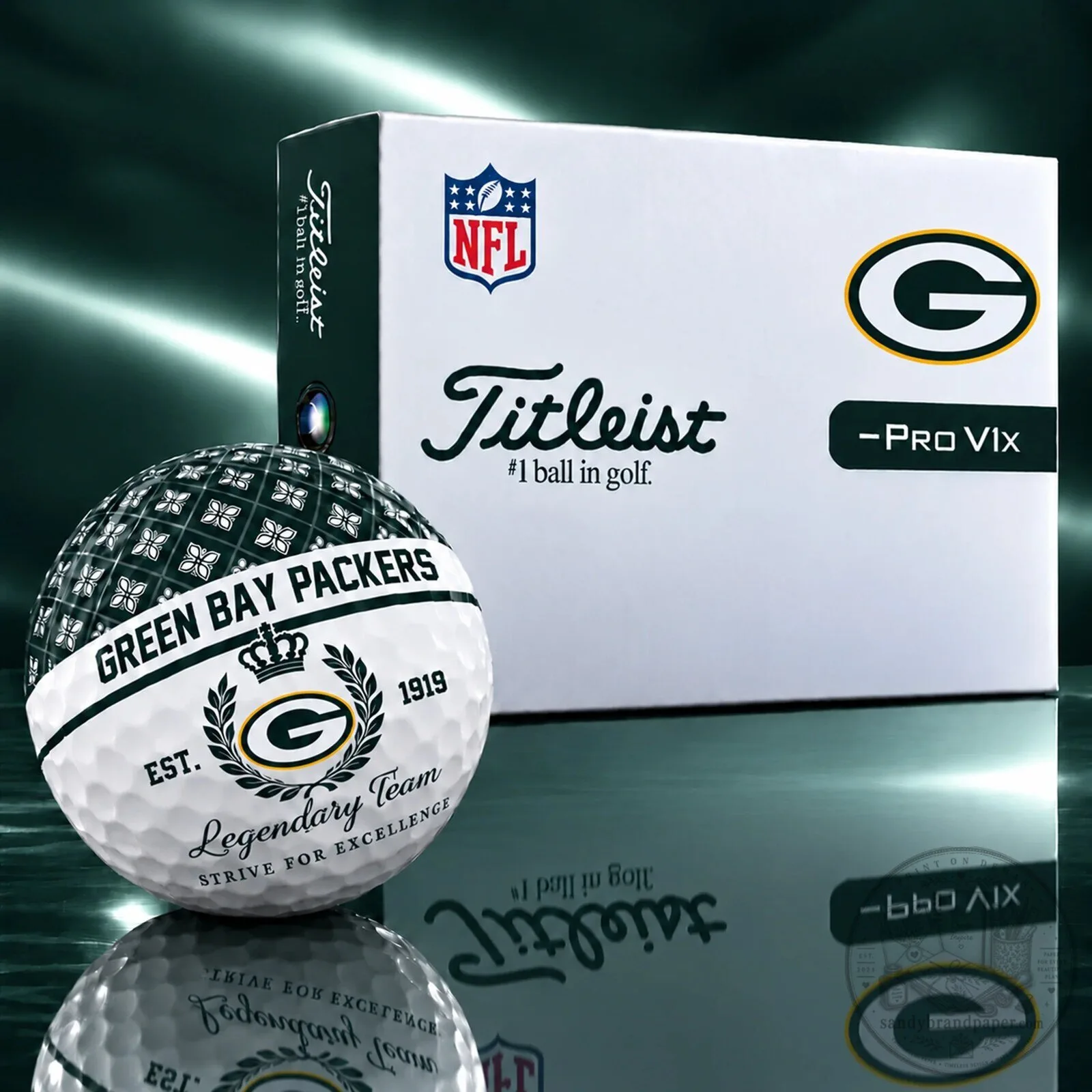 Green Bay Packers National Football League Golf Ball Set