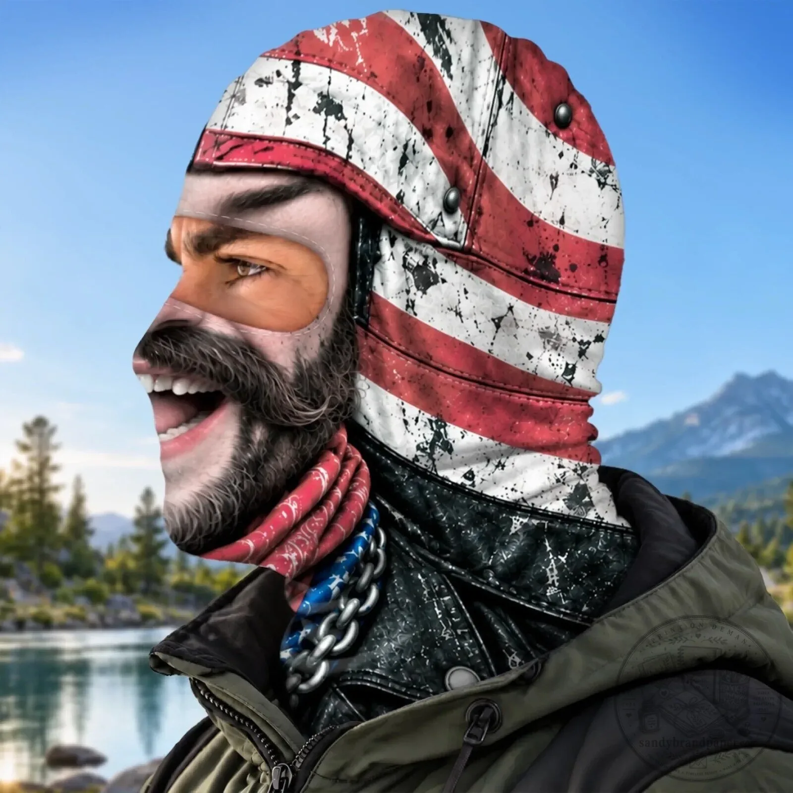 Skull Face Mask Balaclava Biker Headwear 9 Skull Face Mask Balaclava Biker Headwear