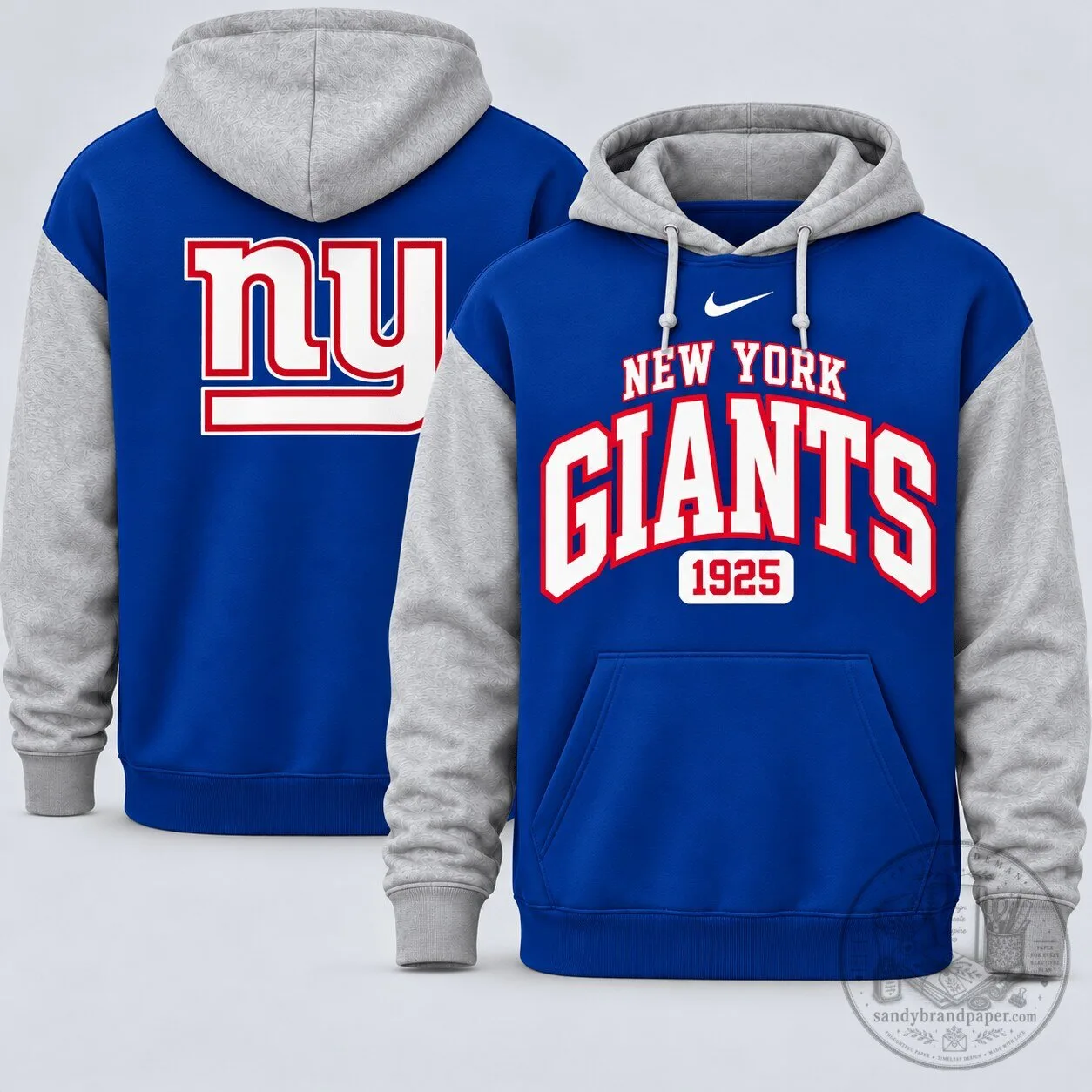 New York Giants National Football League Team Spirit Established 1925 Hoodie