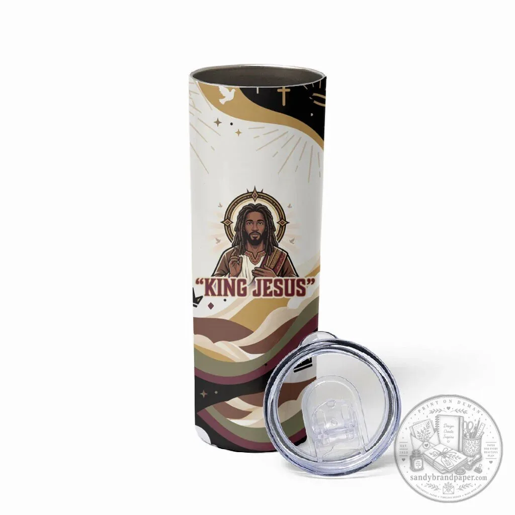King Jesus African American Christ Religious Christian Faith Holy Cross Dove Tumbler 6 King Jesus African American Christ Religious Christian Faith Holy Cross Dove Tumbler
