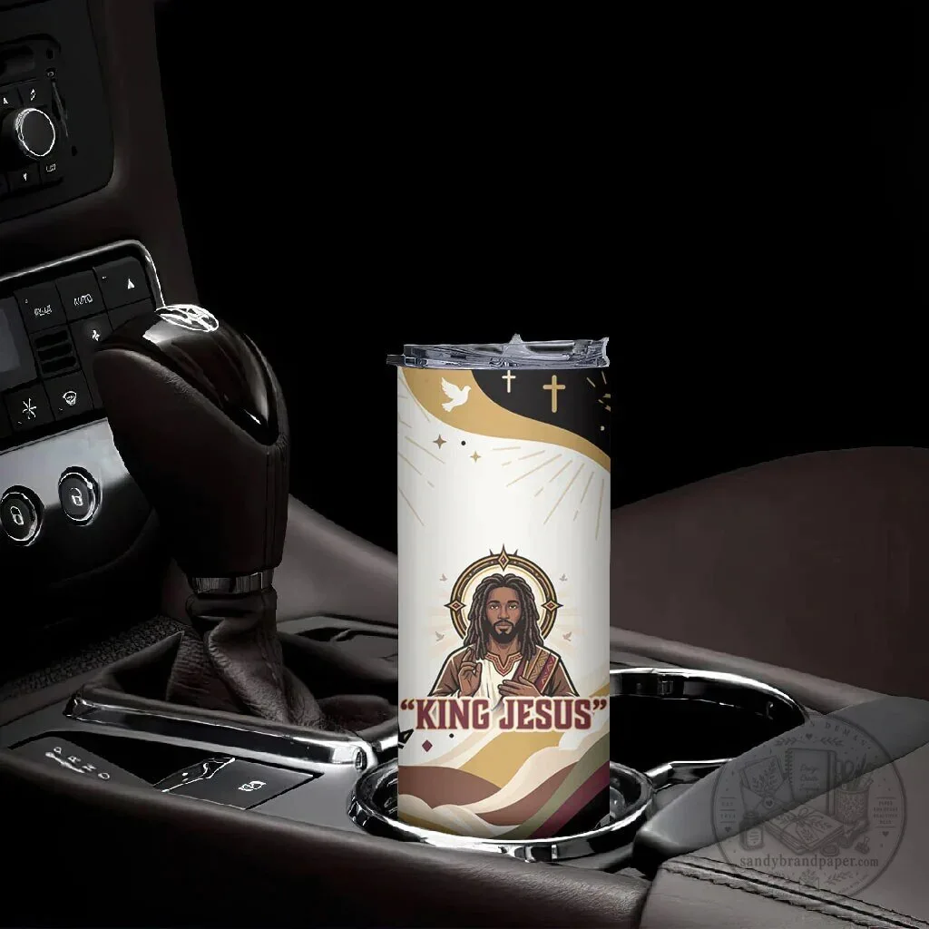 King Jesus African American Christ Religious Christian Faith Holy Cross Dove Tumbler 9 King Jesus African American Christ Religious Christian Faith Holy Cross Dove Tumbler