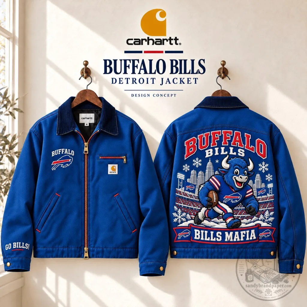Buffalo Bills Carhartt Detroit Jacket - NFL Football Team Fan Apparel Buffalo Bills Carhartt Detroit Jacket - NFL Football Team Fan Apparel