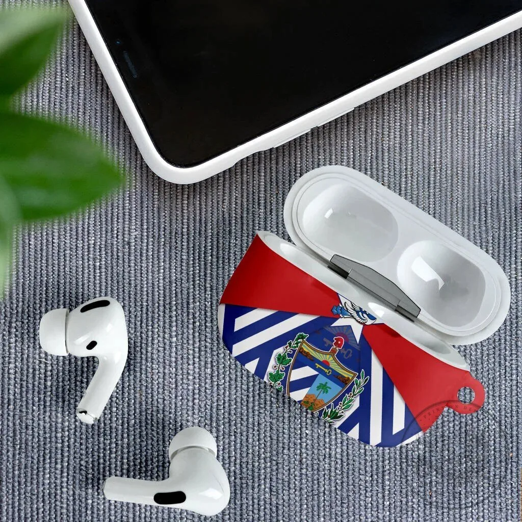 Cuba Flag and Coat of Arms AirPods Case, Cuban Trogon Wireless Earbud Cover 9 Cuba Flag and Coat of Arms AirPods Case, Cuban Trogon Wireless Earbud Cover