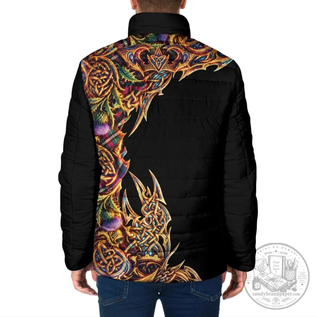Scotland Forever Royal Lion Celtic Knot Tartan Padded Jacket 6 Scotland Forever Royal Lion Celtic Knot Tartan Padded Jacket