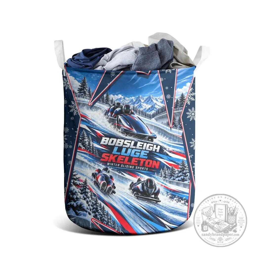 Winter Sliding Sports Bobsleigh Luge Skeleton Ice Racing Laundry Basket 7 Winter Sliding Sports Bobsleigh Luge Skeleton Ice Racing Laundry Basket