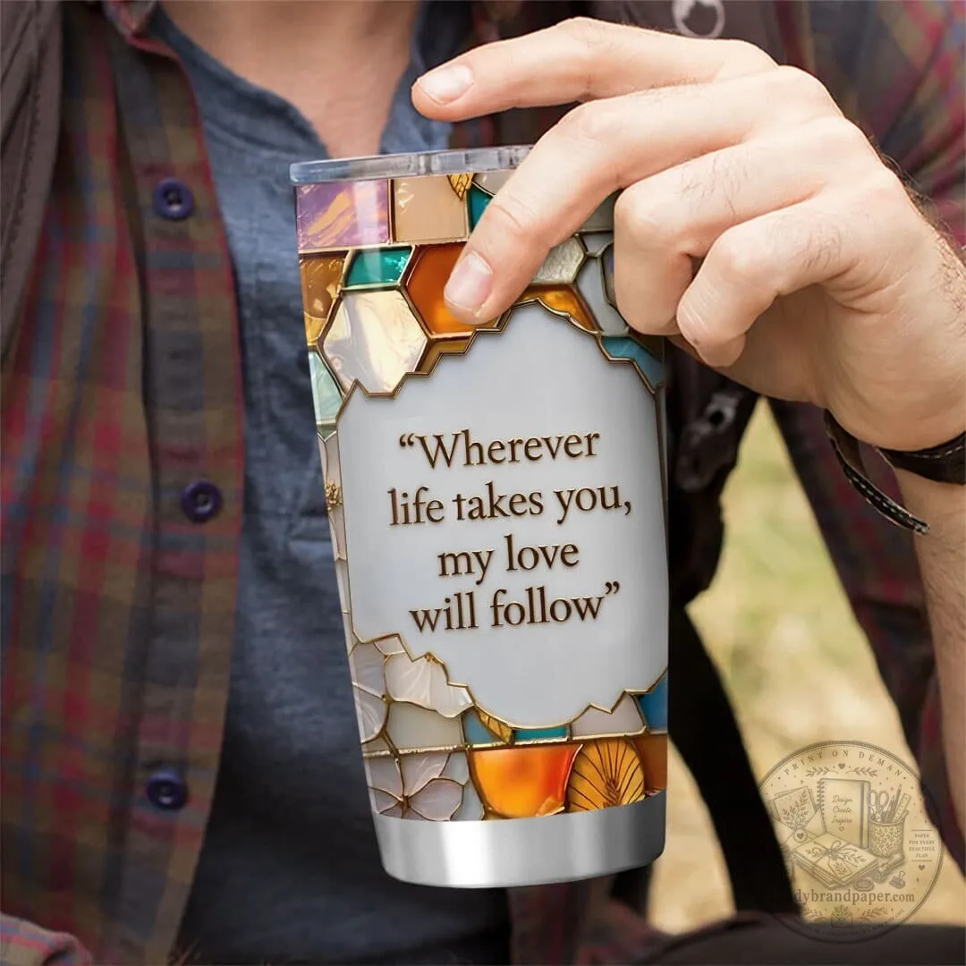 Personalized Winnie the Pooh and Friends Stained Glass Tumbler Cup 8 Personalized Winnie the Pooh and Friends Stained Glass Tumbler Cup